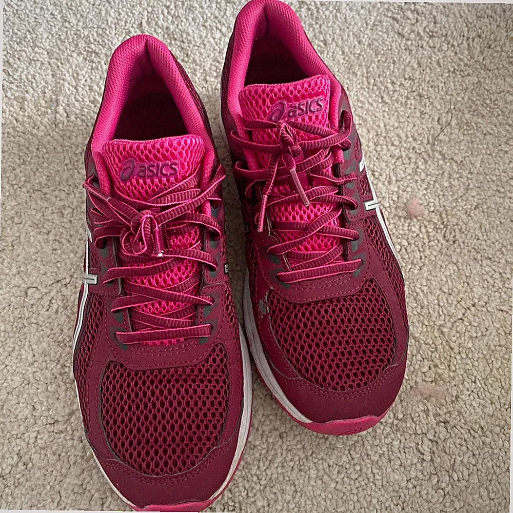 ASICS GEL-Contend 4 Damen Laufschuhe Sneaker Mesh Rosa/Bordeaux Low Top