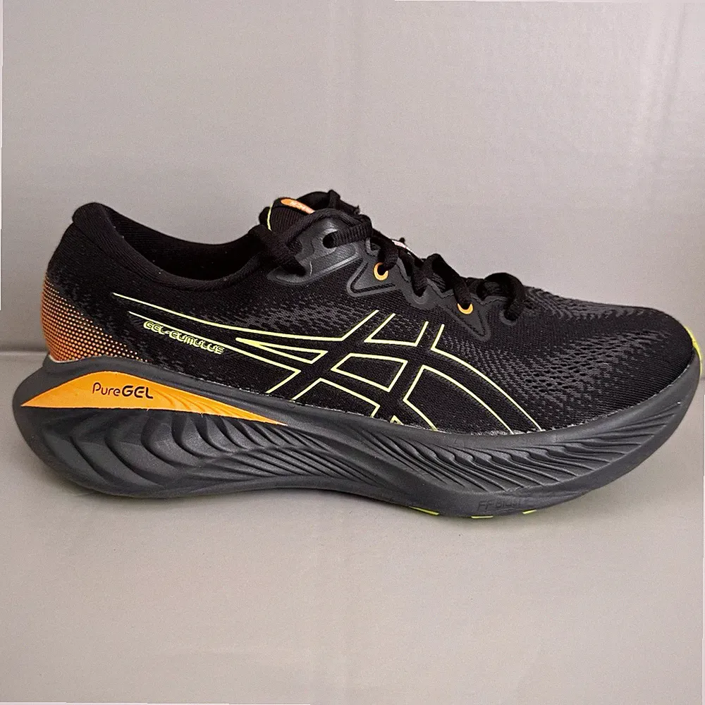 ASICS Gel-Cumulus 25 GTX Herren Gore-Tex Laufschuhe Schwarz Gr. 43,5