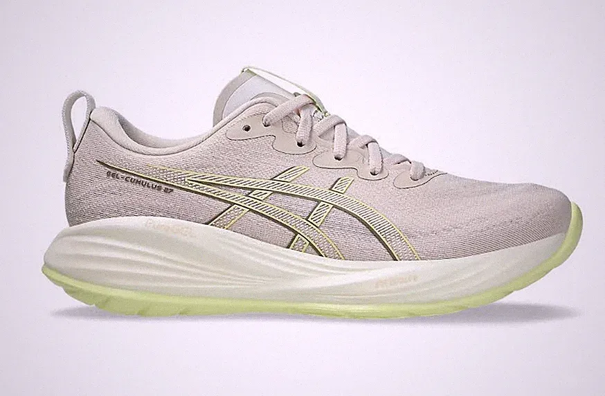 ASICS GEL-CUMULUS 27 Laufschuhe Joggingschuhe Damen graubeige beige