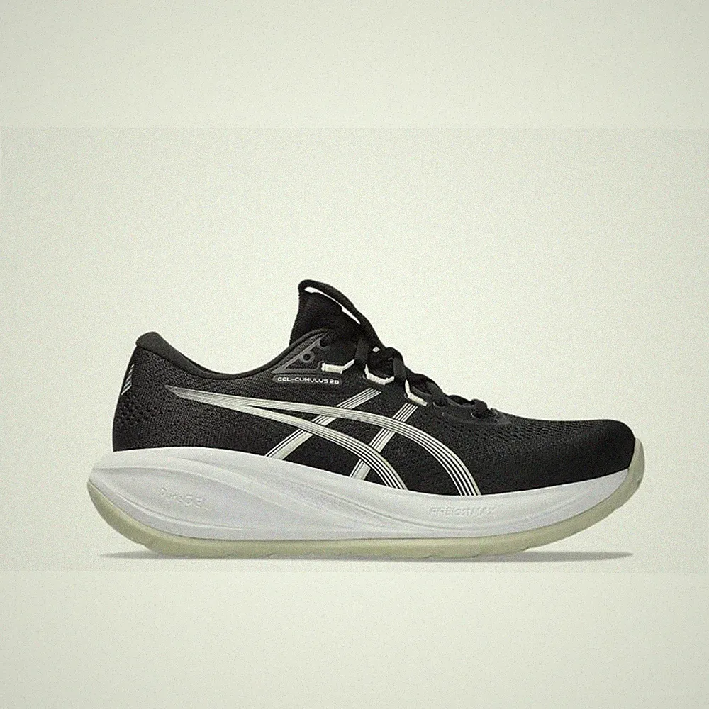 Asics Gel-Cumulus 28 Women black white Laufschuhe Joggingschuhe Damen