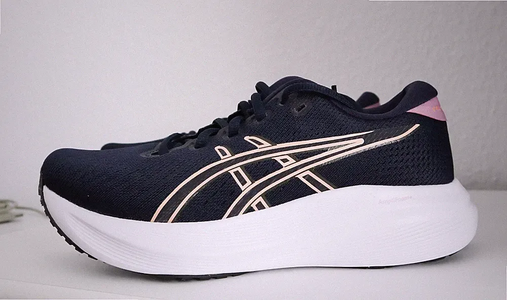 Asics Gel Excite 11 Damen Laufschuhe Gr. 38 neu - dunkel-blau, orange, rosa
