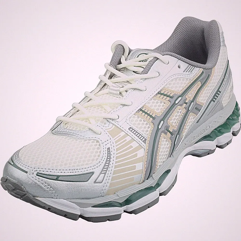 Asics GEL-KAYANO 12.1 Laufschuhe in Cream für Damen und Herren - 44 EU