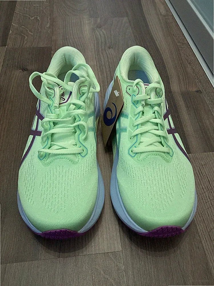 ASICS GEL-Kayano 30 Lite-Show Damen Laufschuhe Grün Lila Mesh Reflektierend