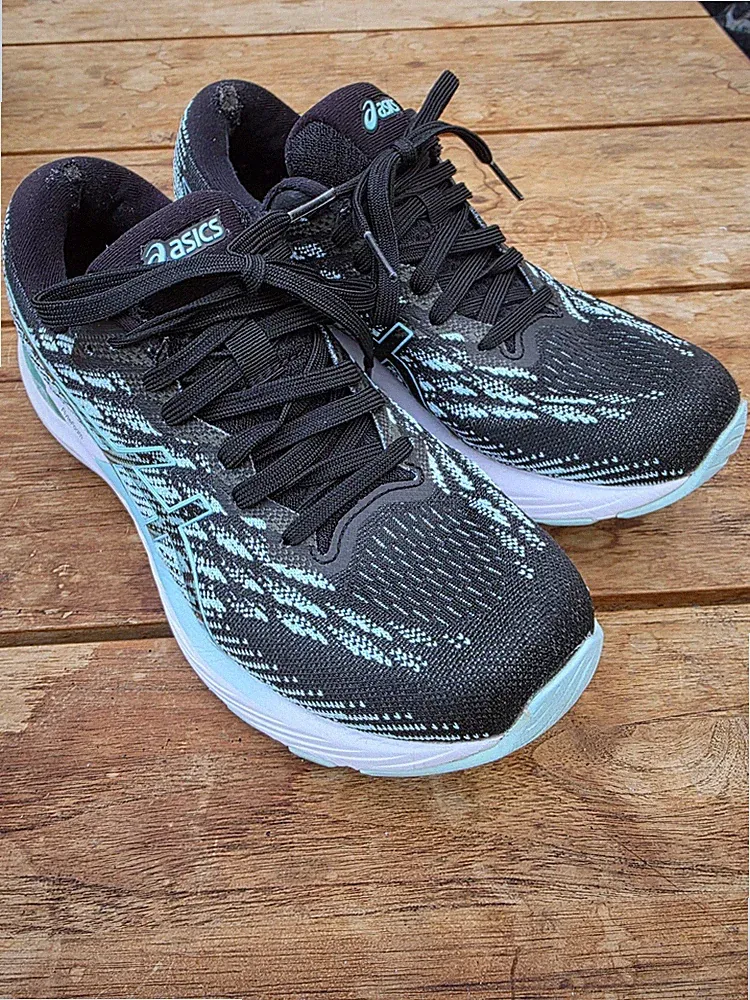Asics Gel-Stratus 3 Damen Laufschuhe Gr. 40 Schwarz Türkis FlyteFoam GEL Running