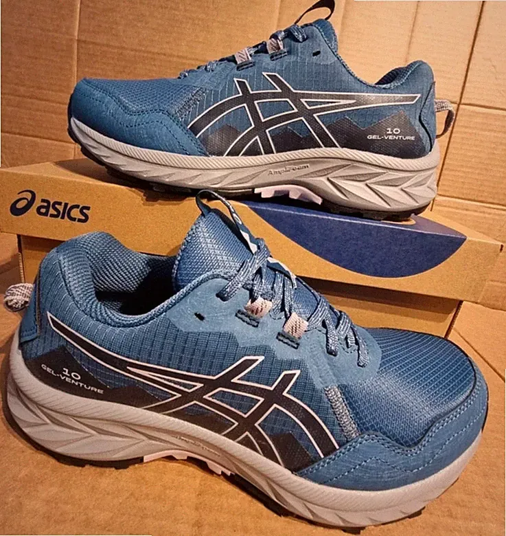 Asics Gel-Venture 10 Damen Trail Laufschuhe - Sea/Midnight/Blue UK5 / EU38