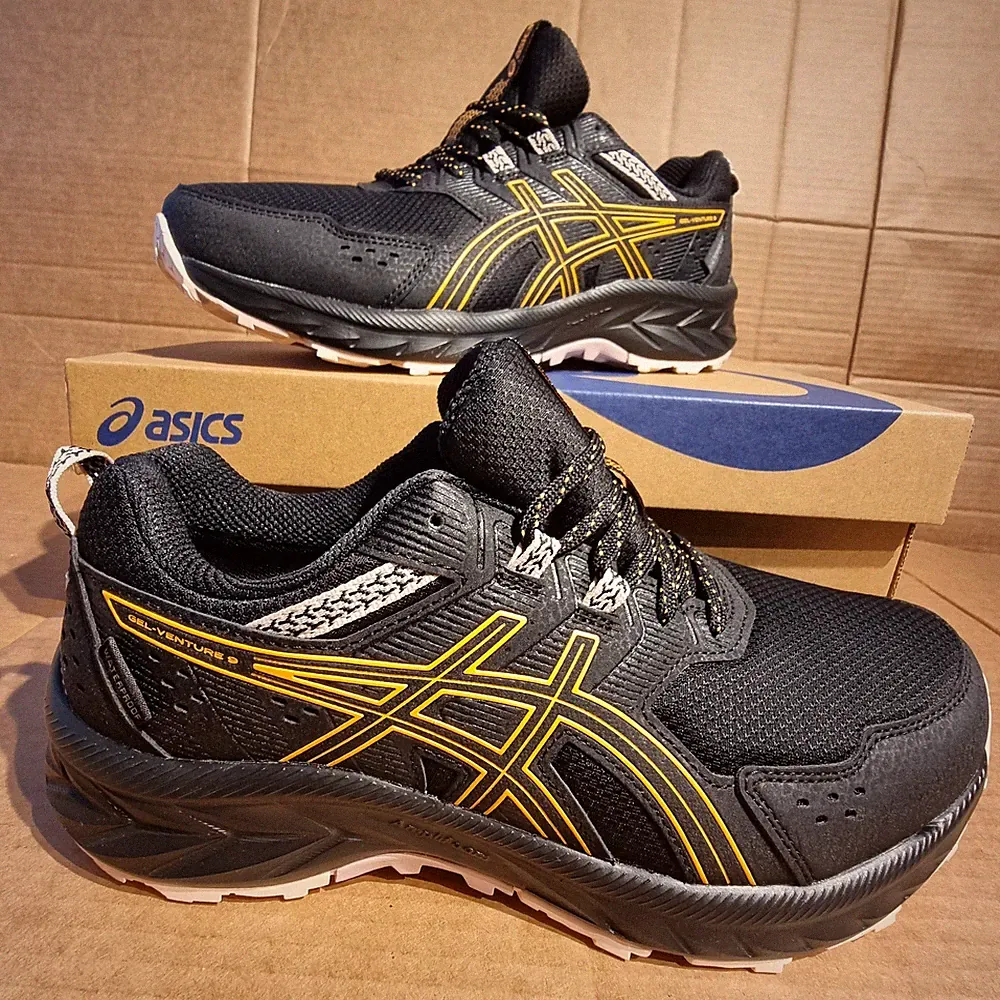 Asics Gel-Venture 9 Damen Trail Laufschuhe UK6 / EU39,5 - Schwarz/Orange