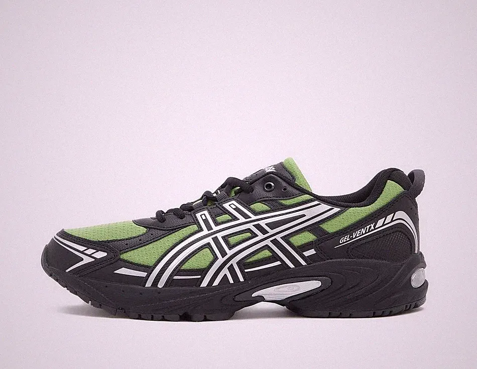 Asics Herren GEL-VENTX Schuhe in Schwarz und Grün