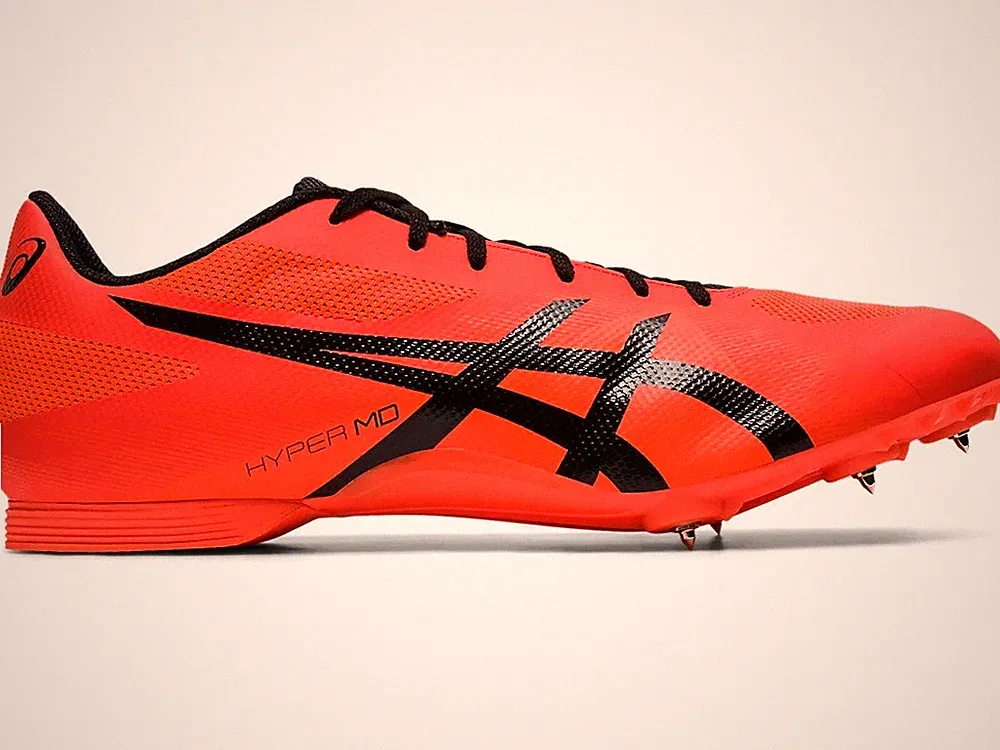 Asics Hyper MD 7 Herren Running Spike Orange // UVP 65£