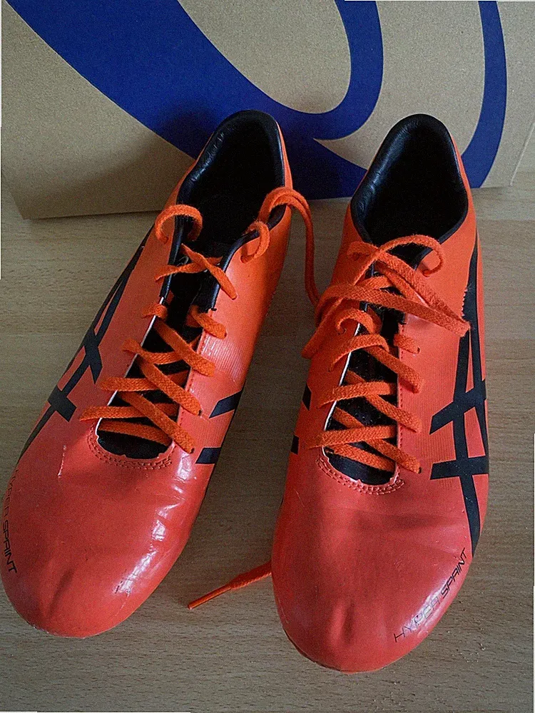 Asics Hypersprint 41,5 Spikes Rot Damen