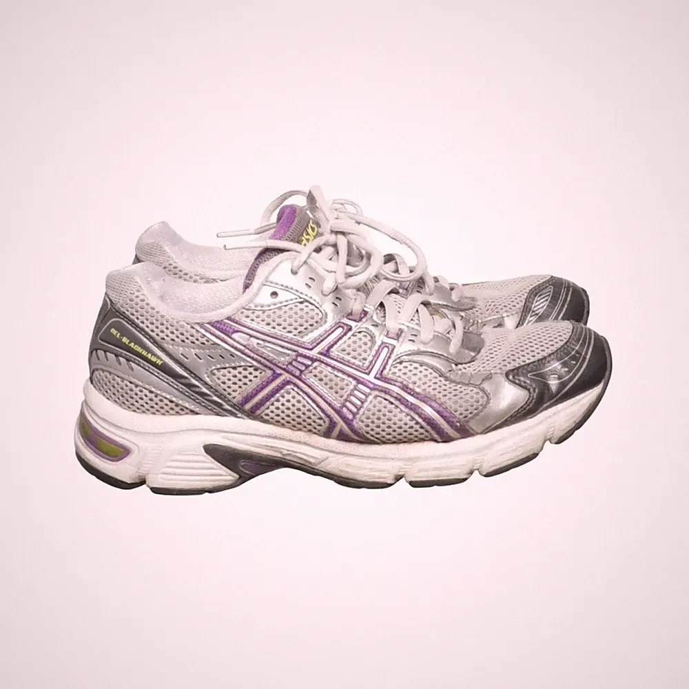 Asics, Laufschuhe, Größe: 36, Grau/Lila/Mehrfarbig, Damen #MGL