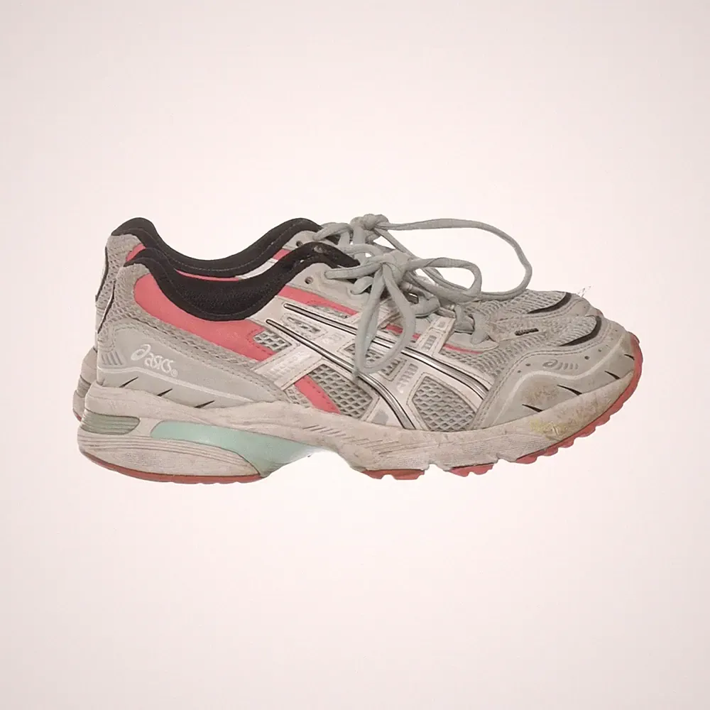 Asics, Laufschuhe, Größe: 37, GEL-1090, Grau/Pink/Weiß, Damen #S7z