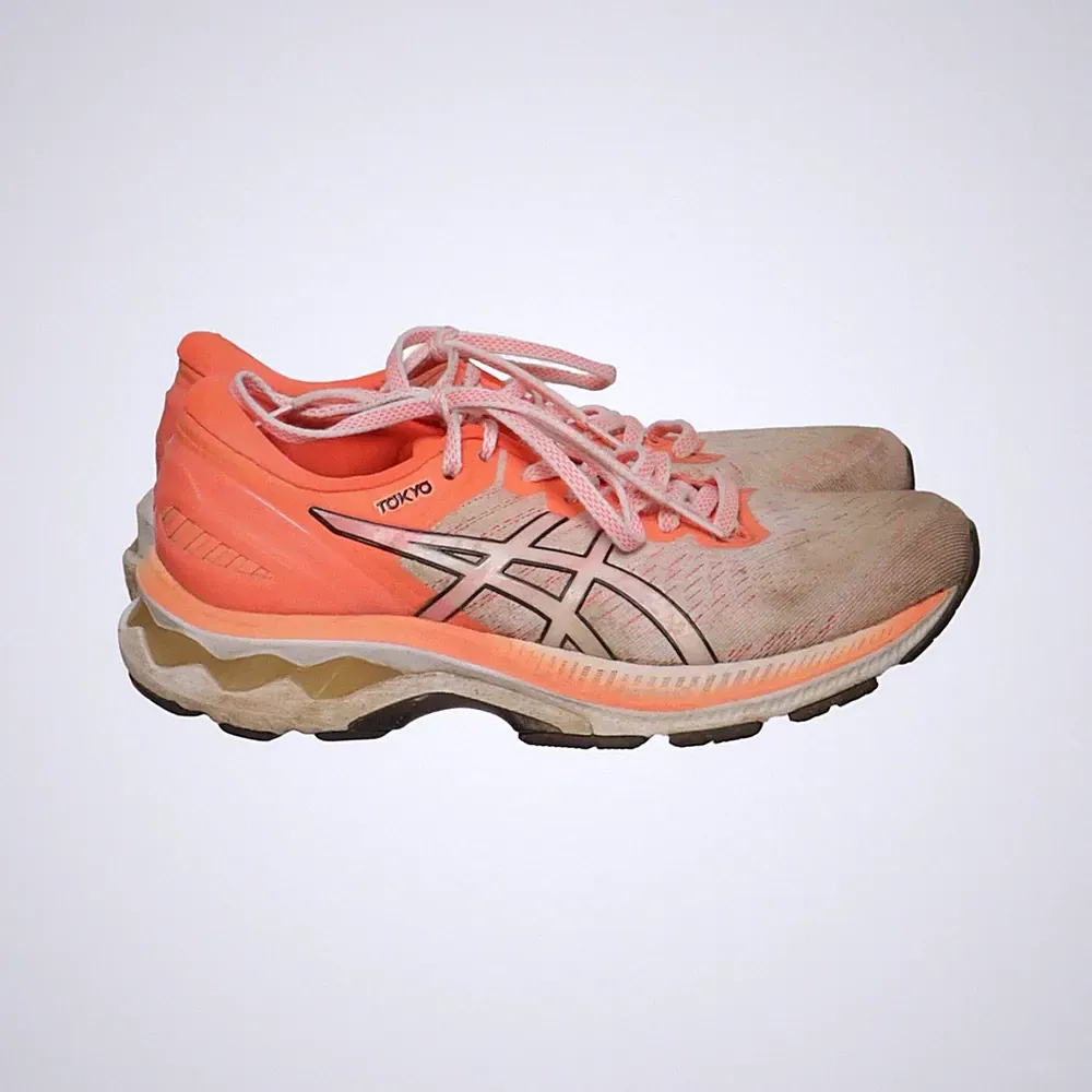 Asics, Laufschuhe, Größe: 38, Beige/Orange, Damen #XJW