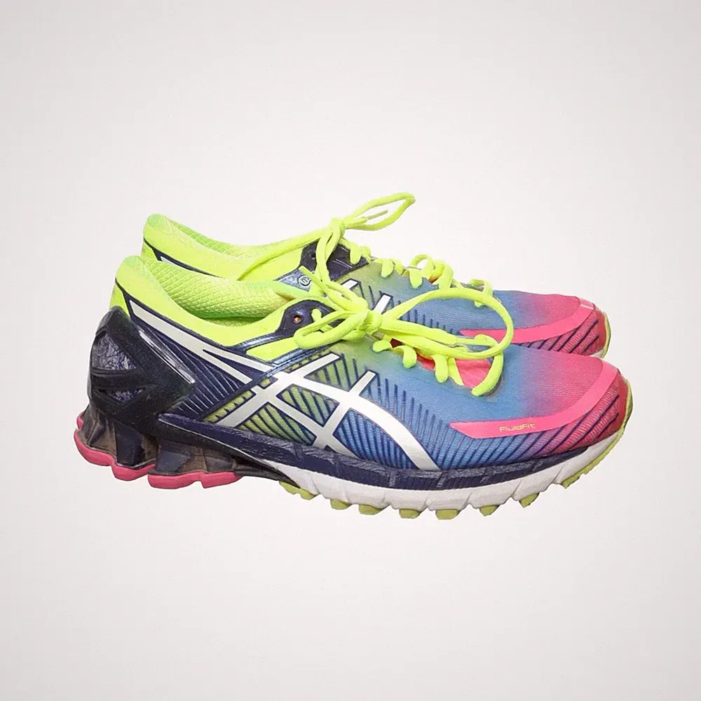 Asics, Laufschuhe, Größe: 39 1/2, Blau/Mehrfarbig, Damen #Dbs