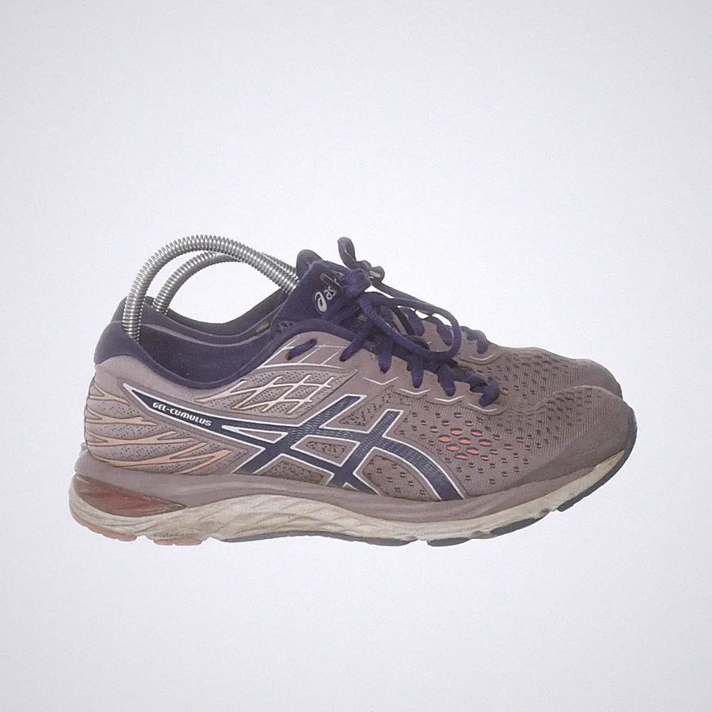 Asics, Laufschuhe, Größe: 39 1/2, Braun/Blau, Damen #S6p