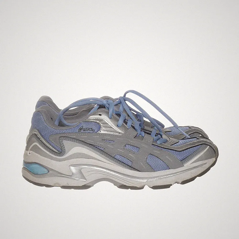 Asics, Laufschuhe, Größe: 39, GEL-SENSAI, Blau/Grau/Silber, Damen #aIL