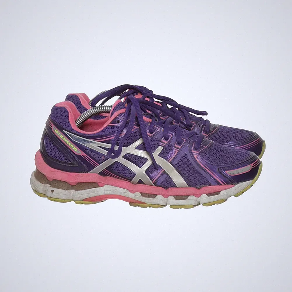 Asics, Laufschuhe, Größe: 39, Lederimitat, Lila/Pink/Mehrfarbig, Damen #ijs