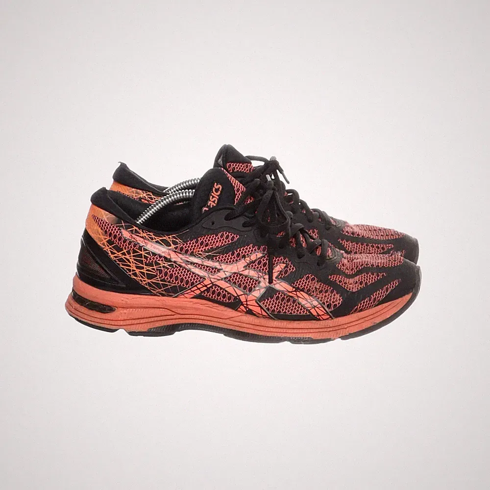 Asics, Laufschuhe, Größe: 39, Polyurethan, Schwarz/Pink, Damen #92x