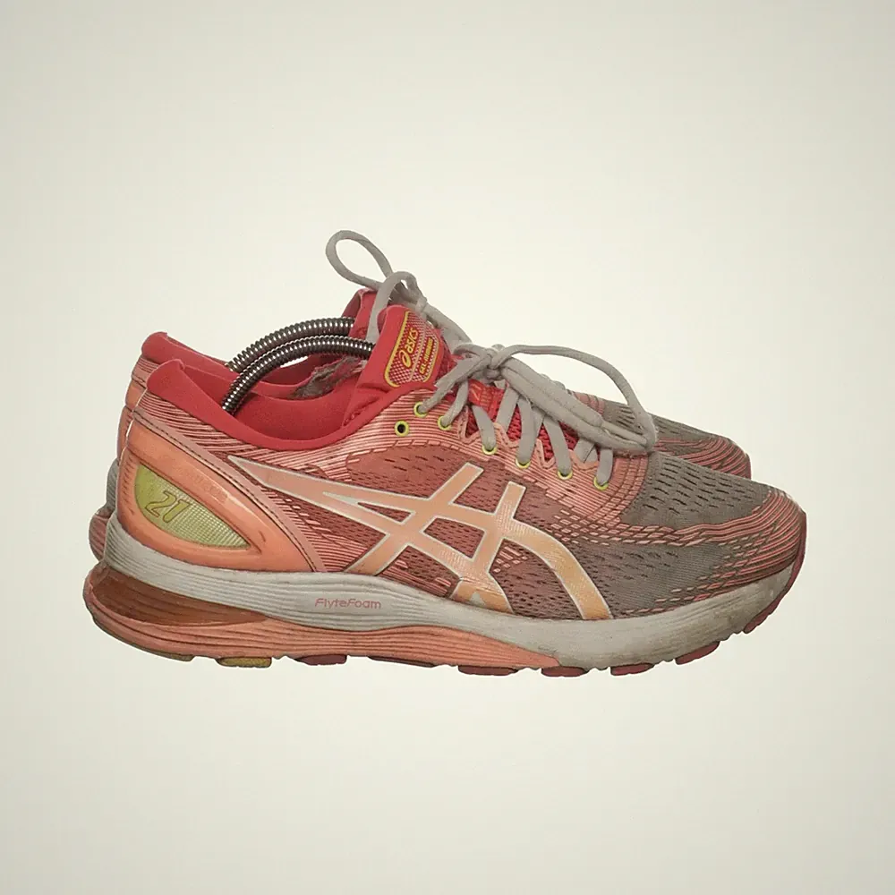 Asics, Laufschuhe, Größe: 40 1/2, Pink/Rot, Damen #LhL