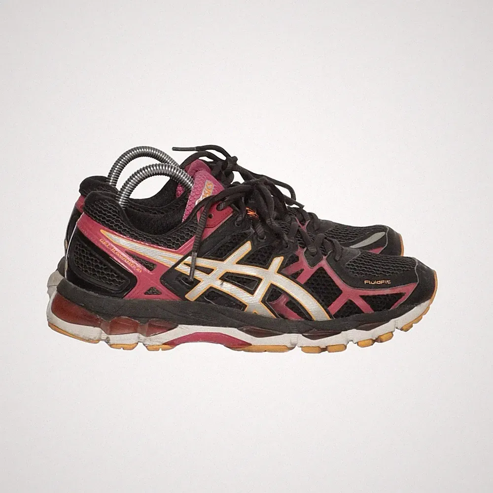 Asics, Laufschuhe, Größe: 40 1/2, Schwarz/Pink/Gold, Unisex (Erwachsene) #yYz