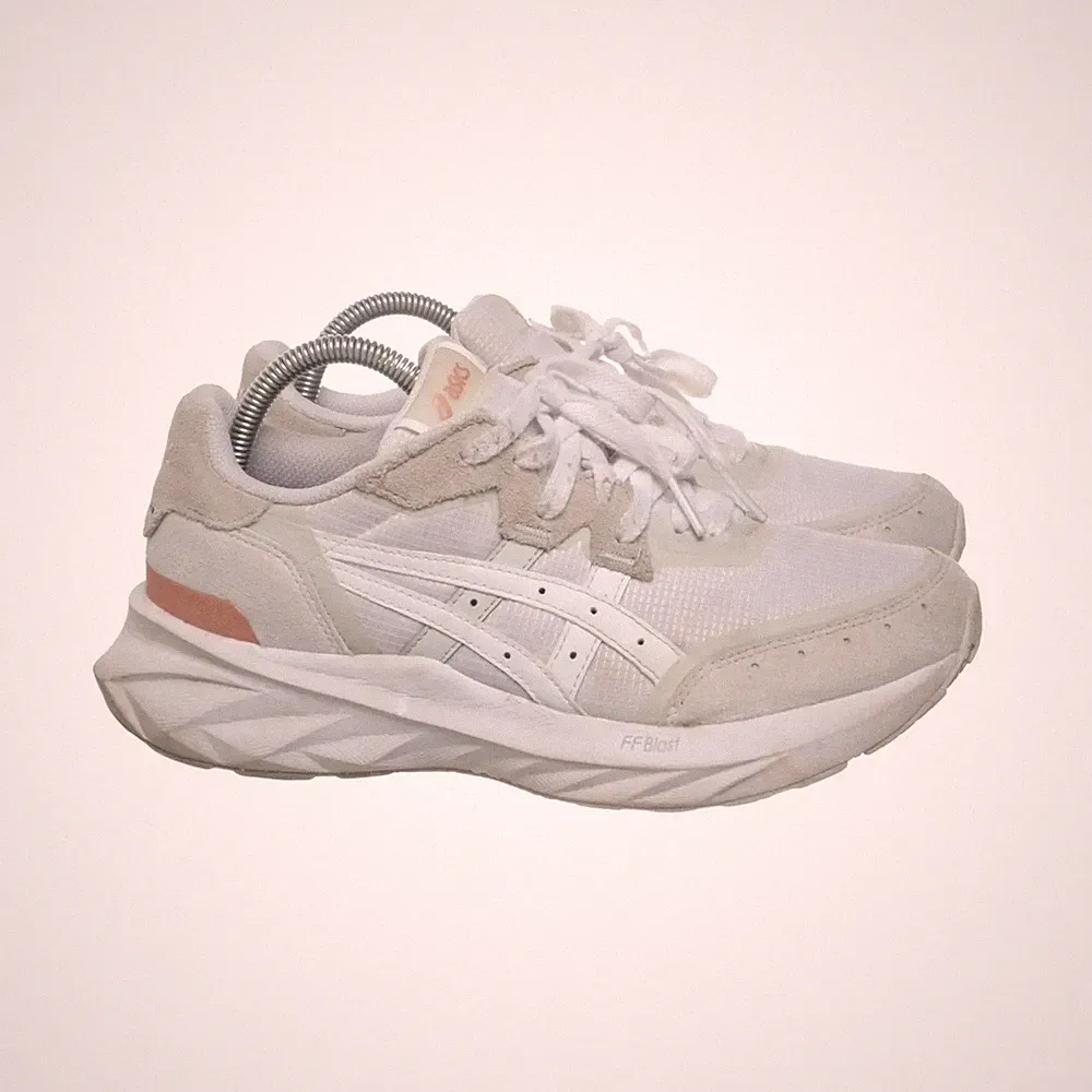 Asics, Laufschuhe, Größe: 40, Leder, Beige, Damen #hOG