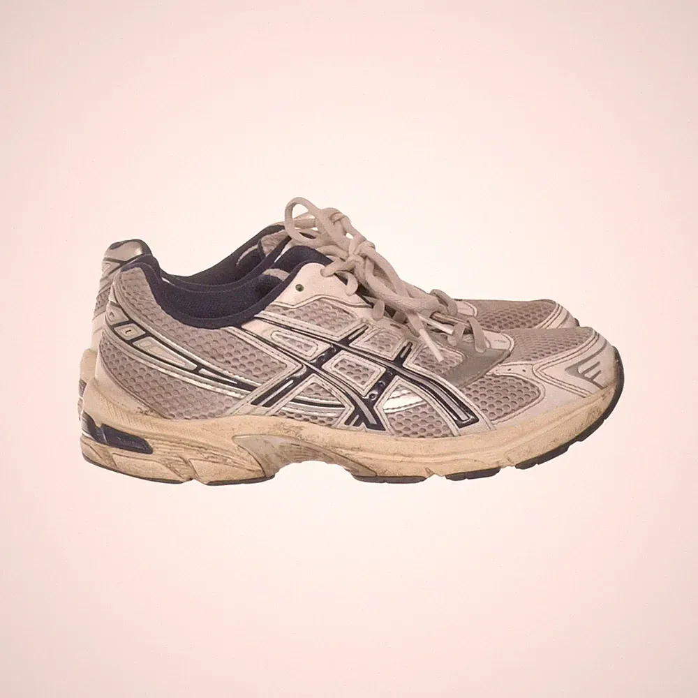 Asics, Laufschuhe, Größe: 40, Weiß/Blau/Silber, Damen #5IE