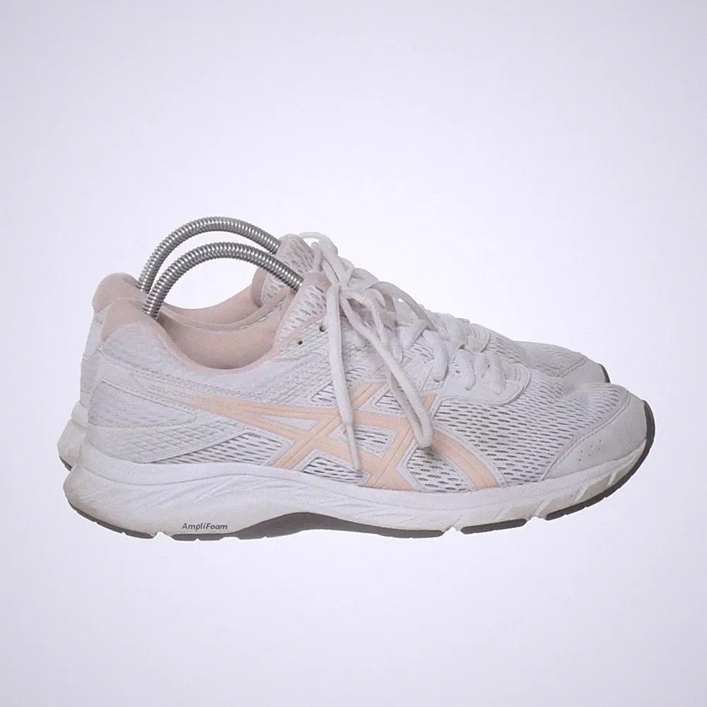 Asics, Laufschuhe, Größe: 41 1/2, 1012A570, Weiß/Beige, Damen #Kq7