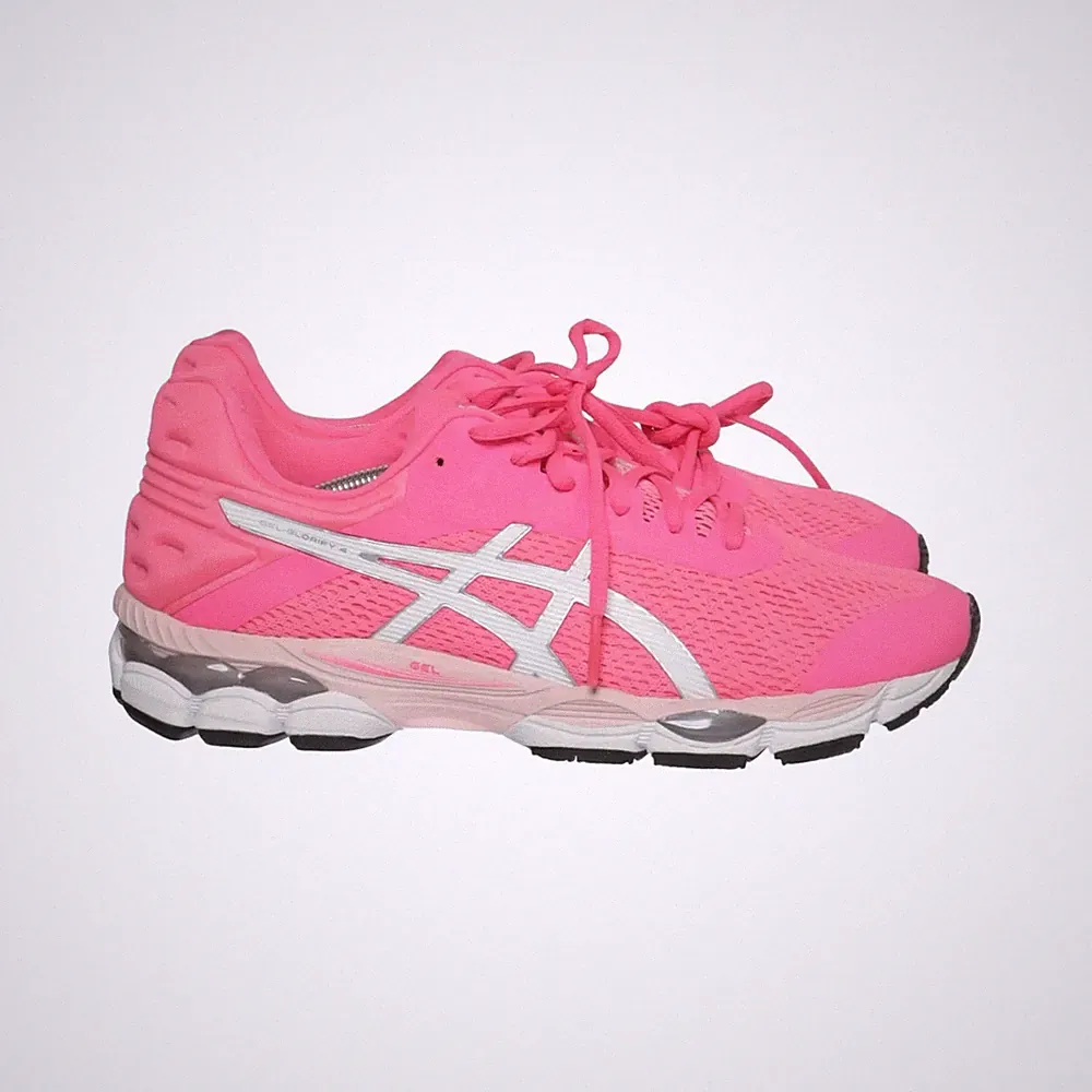 Asics, Laufschuhe, Größe: 42 1/2, model: gel-excite, Polyester, Pink/Weiß #wkx