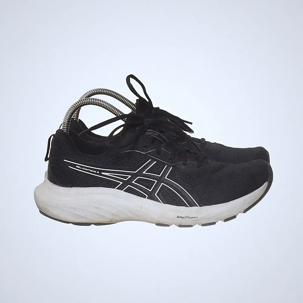 Asics, Laufschuhe, Größe: 42 1/2, Schwarz/Weiß, Damen #XS2