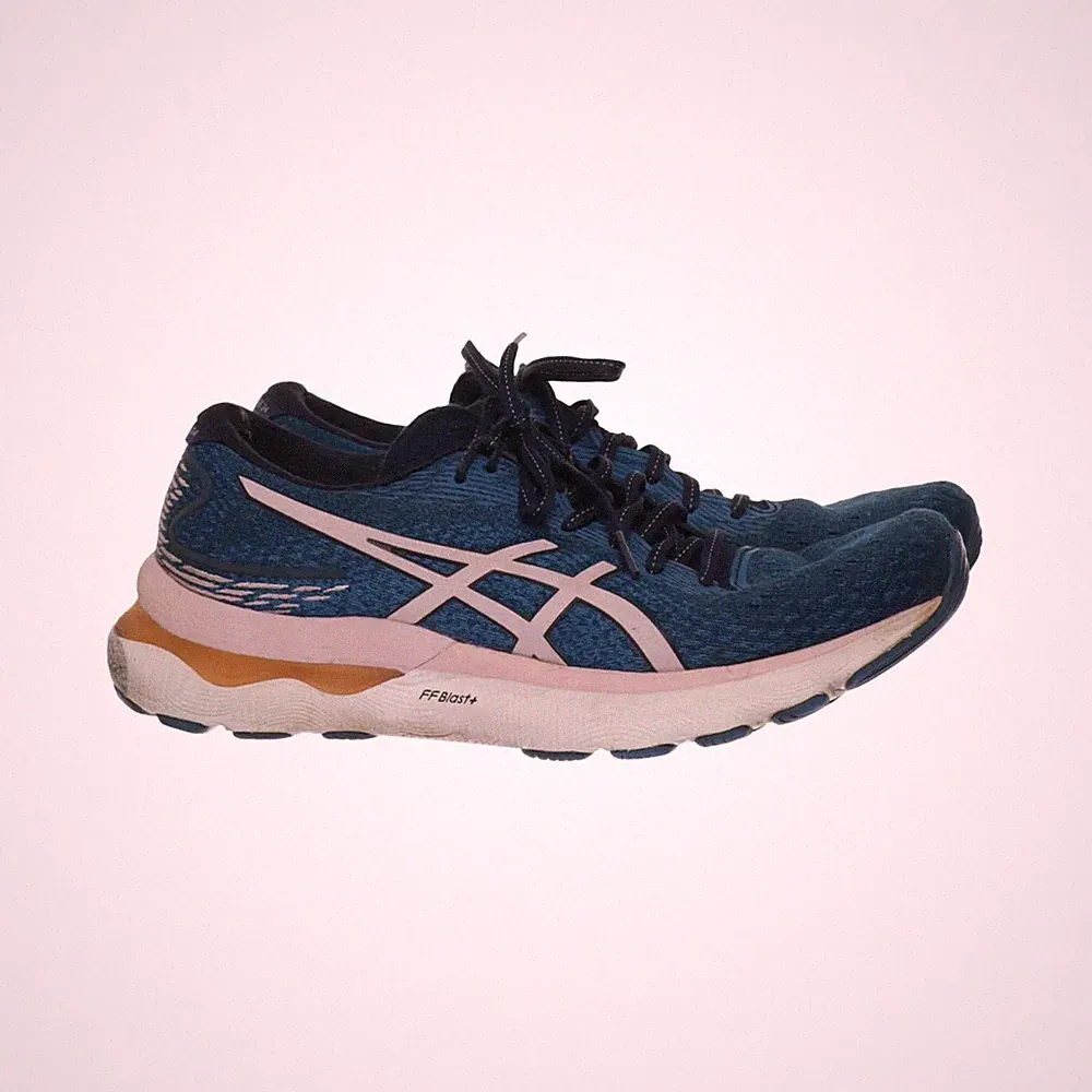 Asics, Laufschuhe, Größe: 42, Blau/Weiß, Damen #jIj