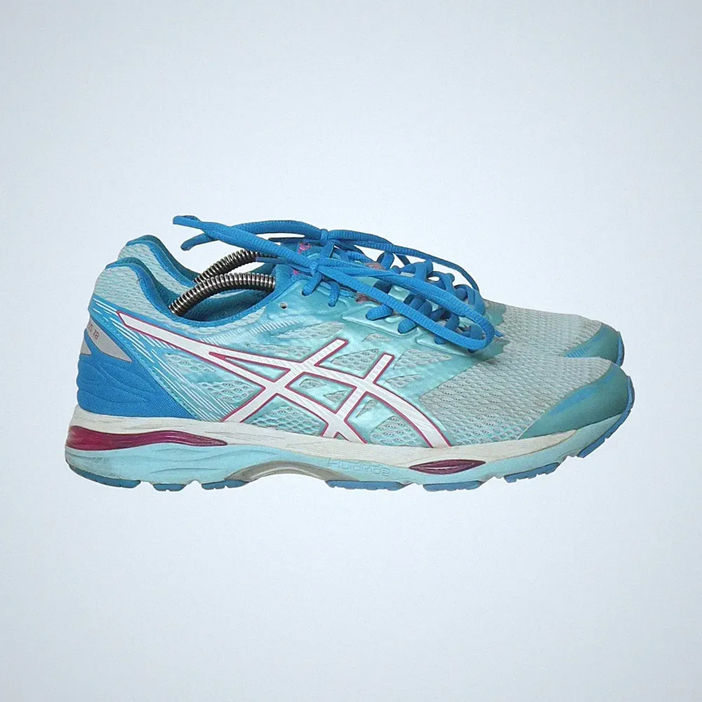Asics, Laufschuhe, Größe: 42, Blau/Weiß, Damen #Vs9