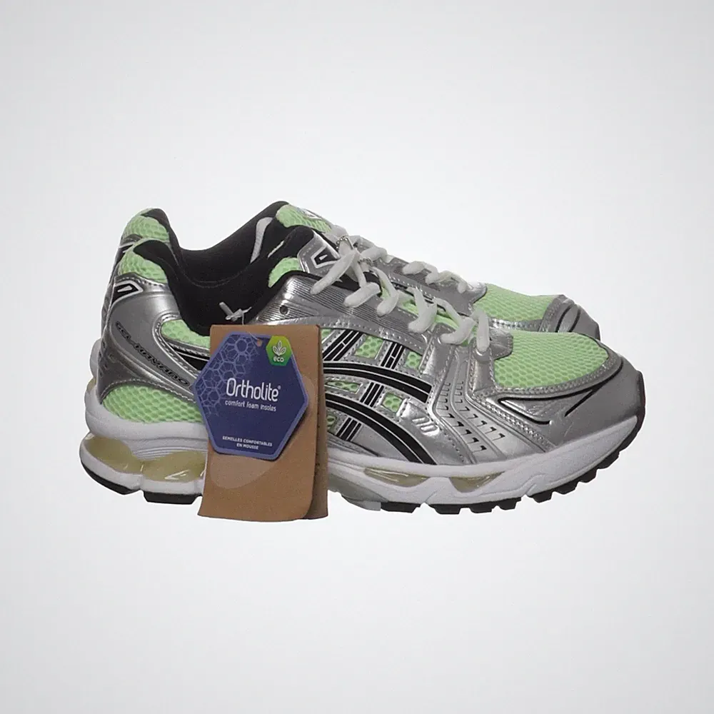 Asics, Laufschuhe, Größe: 42, Grün/Silber/Weiß, Damen #YZJ