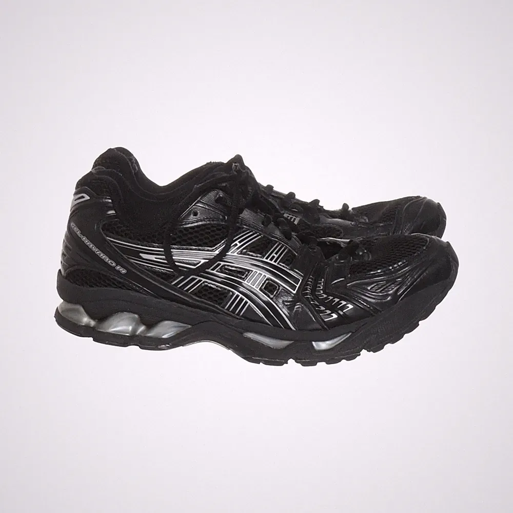 Asics, Laufschuhe, Größe: 42, model: gel-kayano, Schwarz/Silber, Damen #f2b