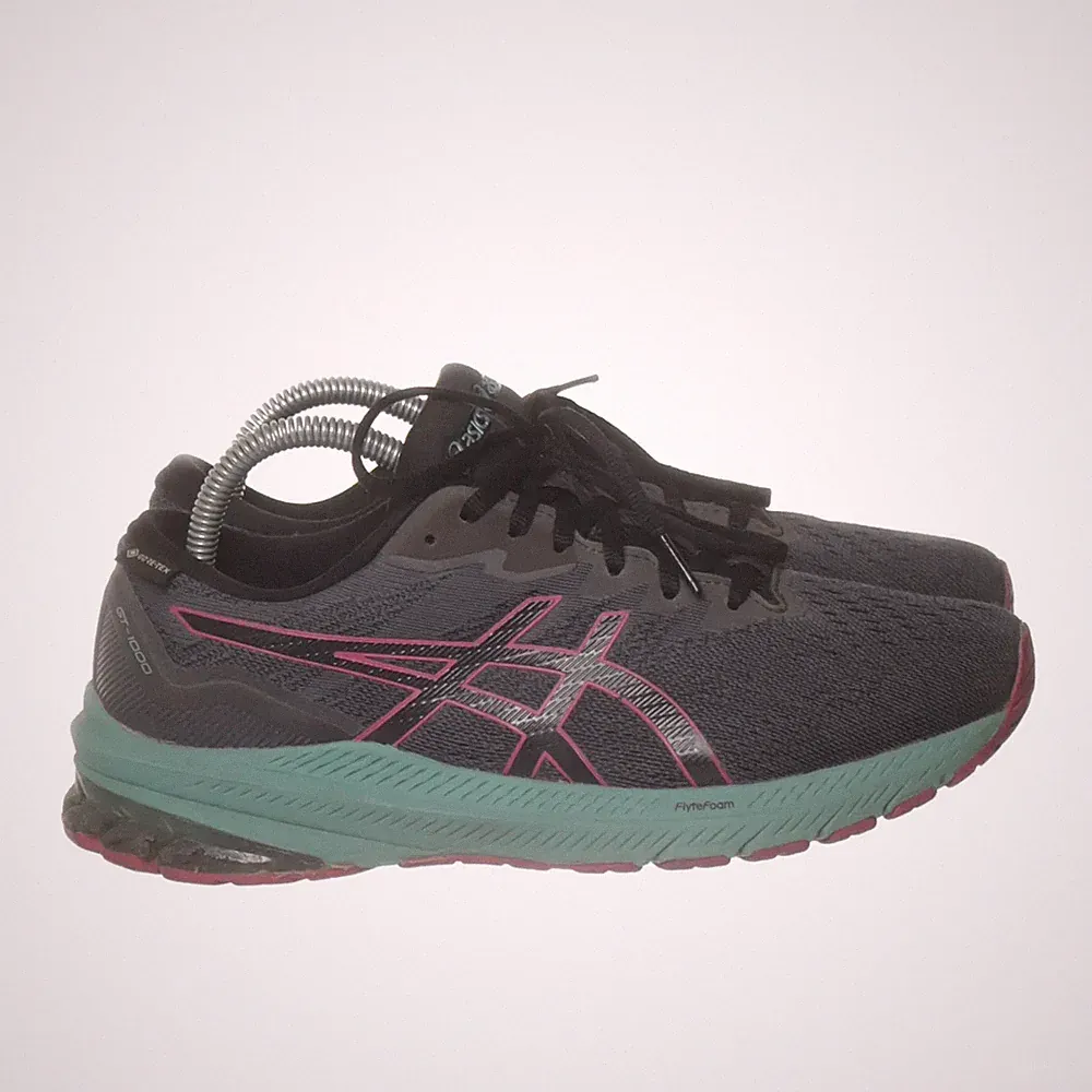 Asics, Laufschuhe, Größe: 42, model: gt-1000 11 gtx, Grau/Pink/Blau, Damen #7Sp