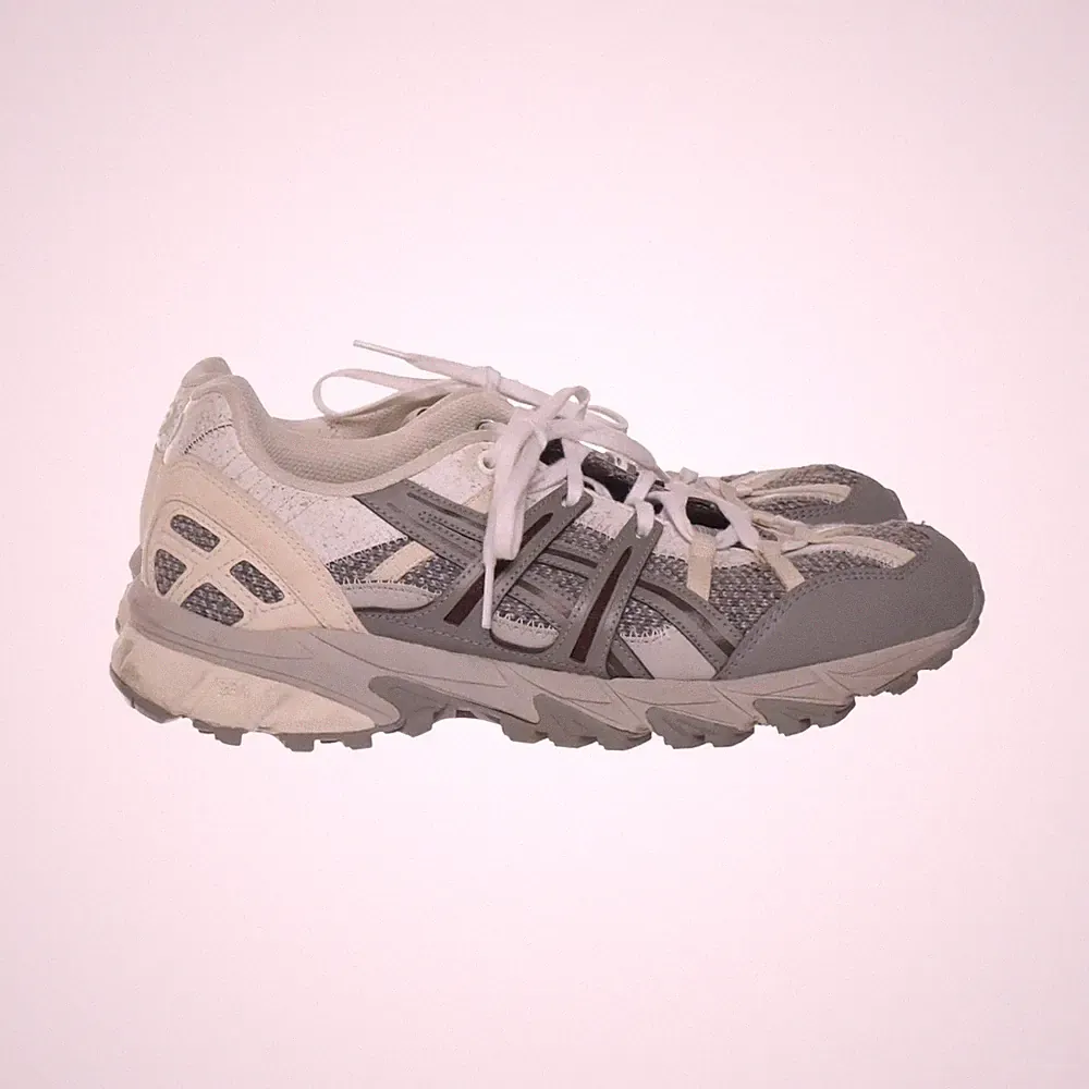 Asics, Laufschuhe, Größe: 43 1/2, Grau/Weiß, Damen #fen