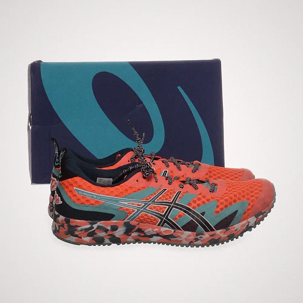 Asics, Laufschuhe, Größe: 43 1/2, Orange/Mehrfarbig, Unisex (Erwachsene) #kBZ