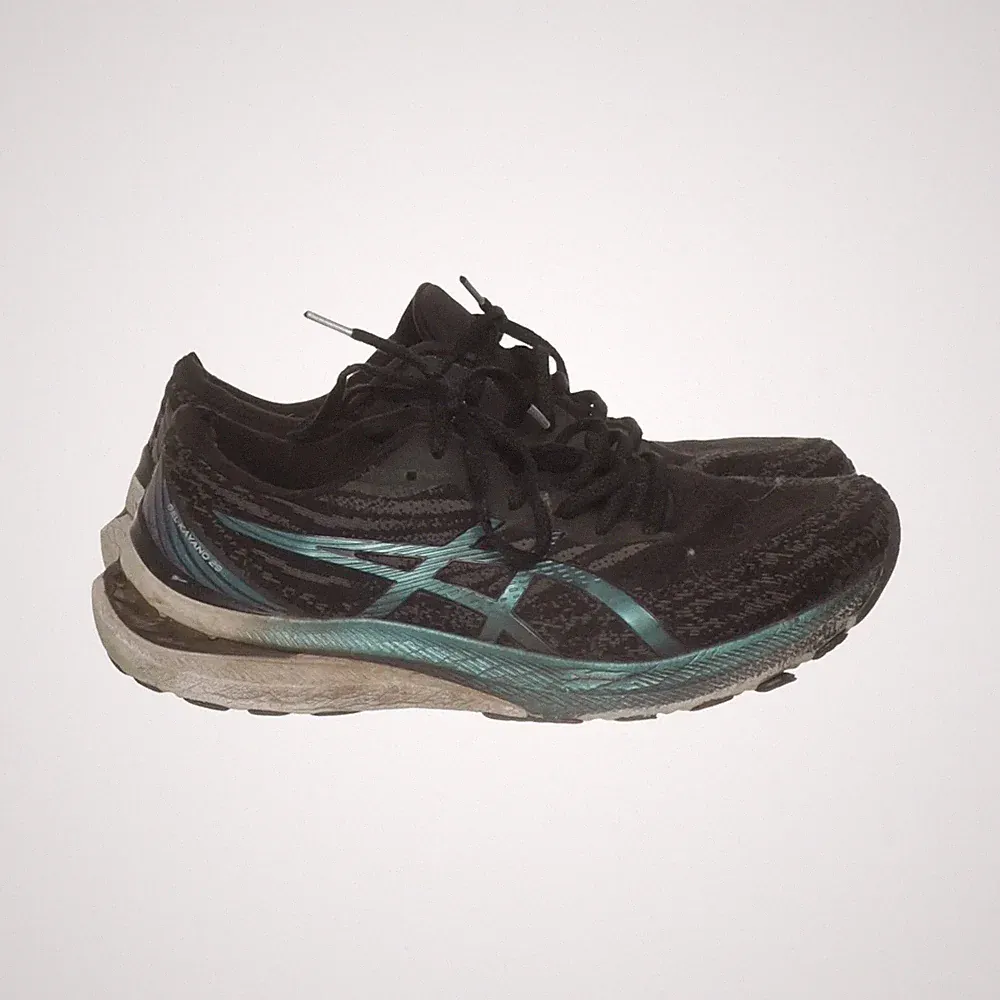 Asics, Laufschuhe, Größe: 44 1/2, Schwarz/Blau, Unisex (Erwachsene) #GsU