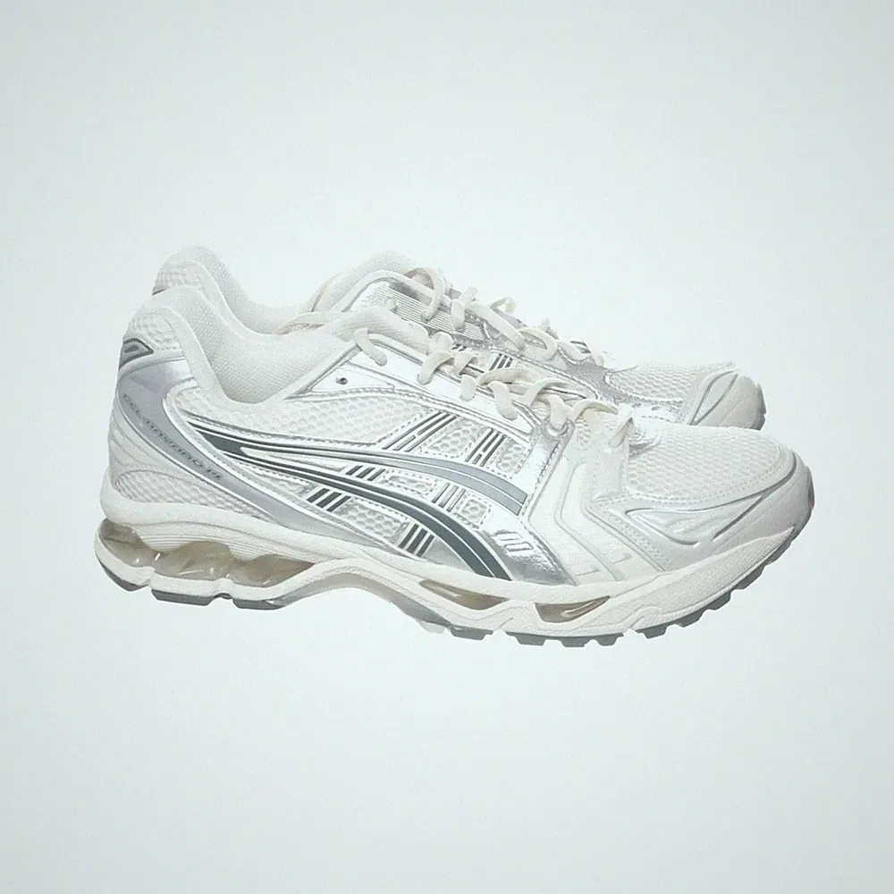 Asics, Laufschuhe, Größe: 44, Beige/Silber, Damen #gho
