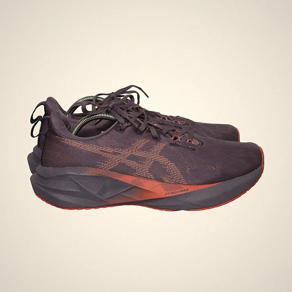 Asics, Laufschuhe, Größe: 44, Blau/Orange, Damen #ka6