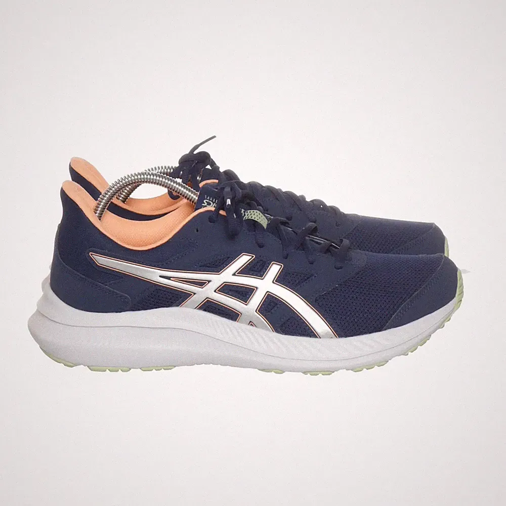 Asics, Laufschuhe, Größe: 44, model: 1012b421, Blau/Silber/Orange, Damen #Rkp