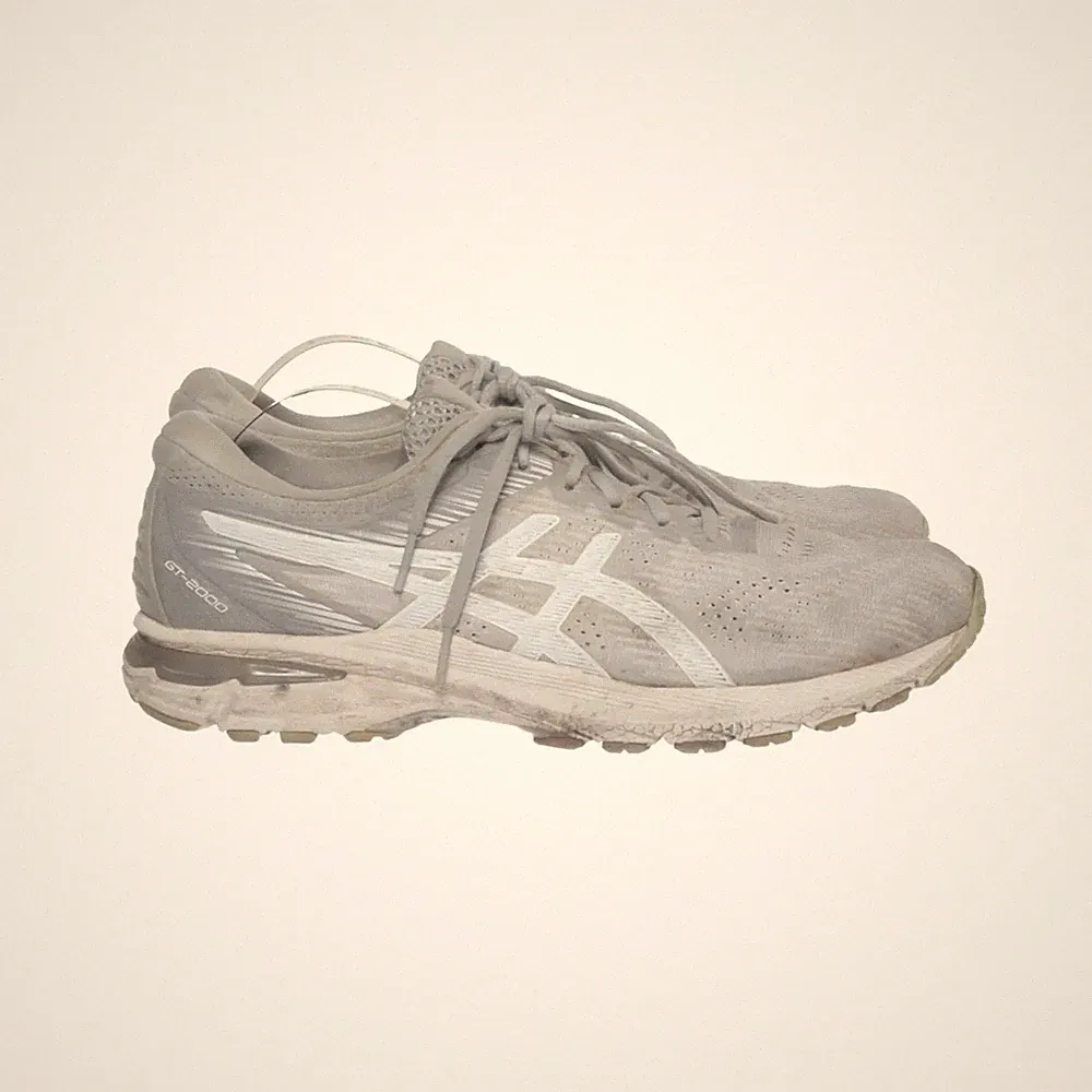 Asics, Laufschuhe, Größe: 44, model: gt-2000 8, Lederimitat, Grau, Damen #0B4