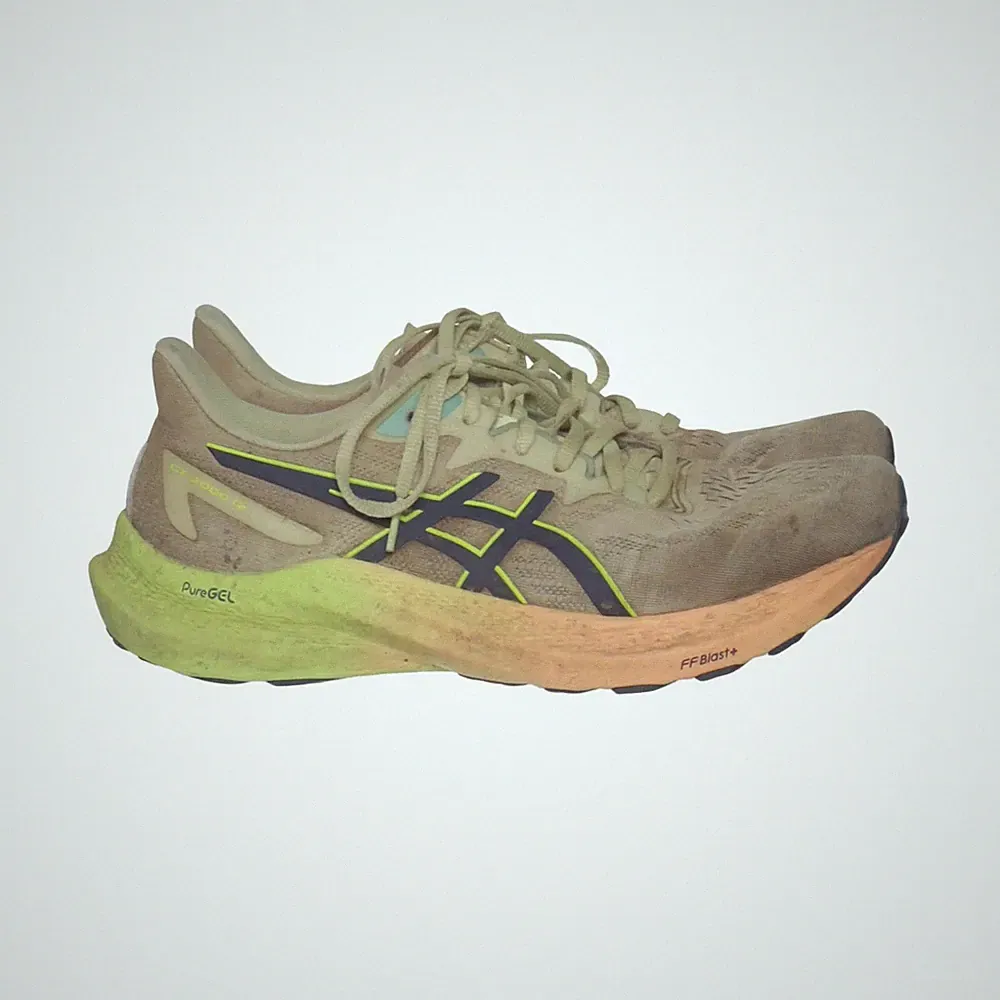 Asics, Laufschuhe, Größe: 45, Beige/Mehrfarbig, Damen #4oO