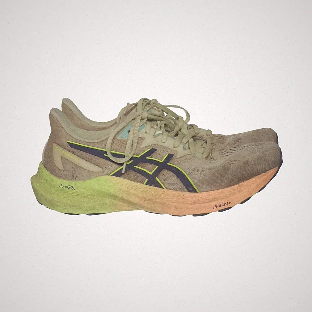 Asics, Laufschuhe, Größe: 45, Beige/Mehrfarbig, Damen #4oO