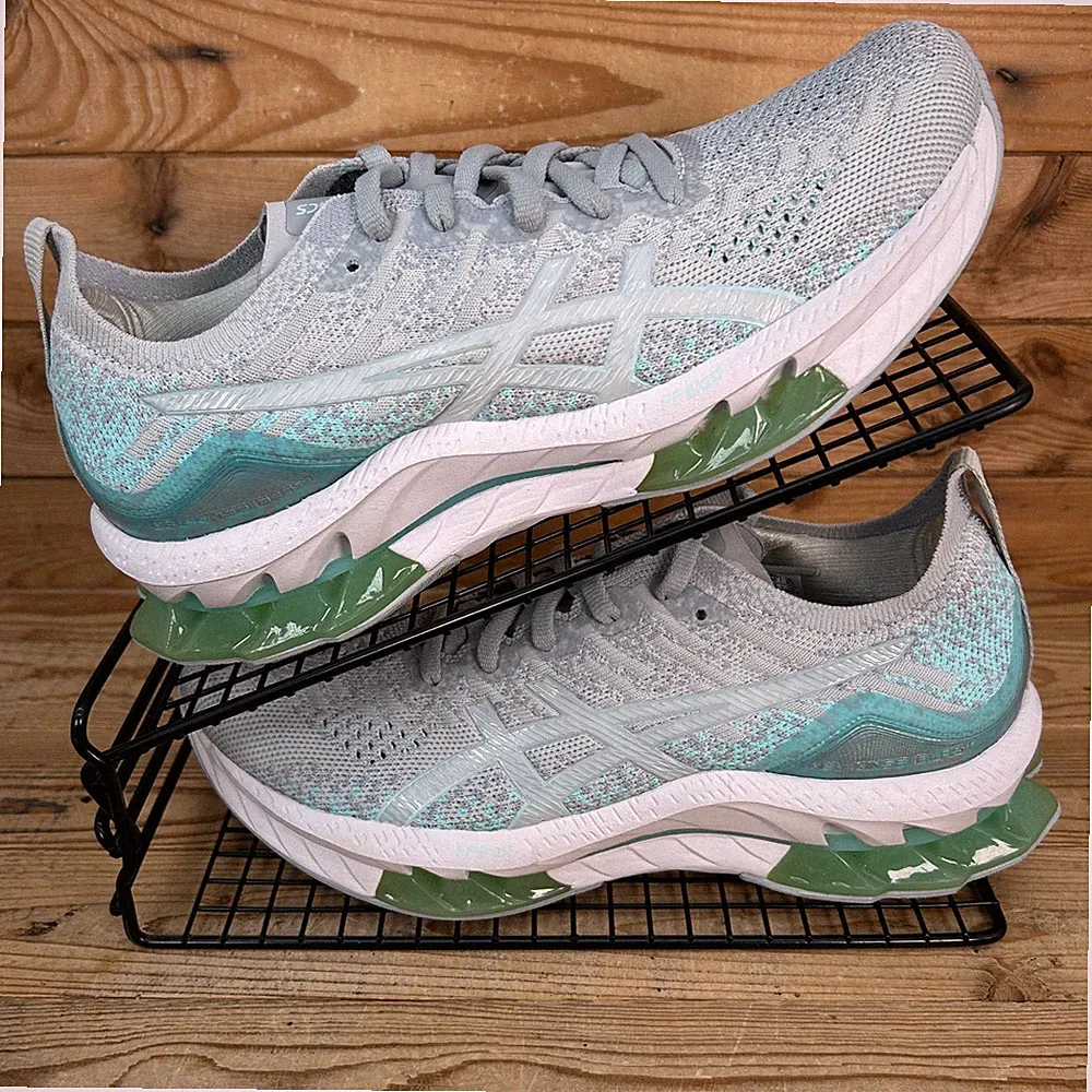 Asics Turnschuhe Damen Größe UK 6,5 Gel Kinsei Blast Glacier Grey Laufschuhe