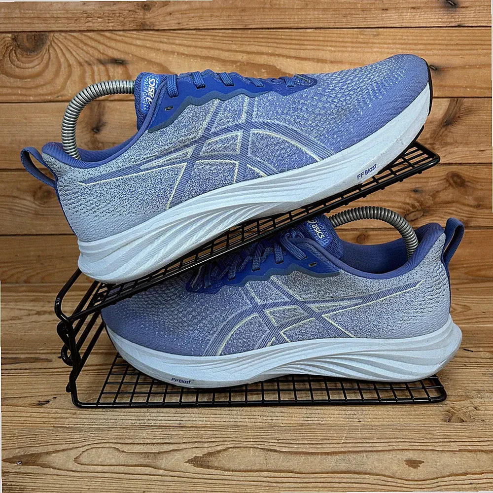 Asics Turnschuhe Damen Größe UK 6 Dynablast 4 blau FFBlast Cushion Laufschuhe