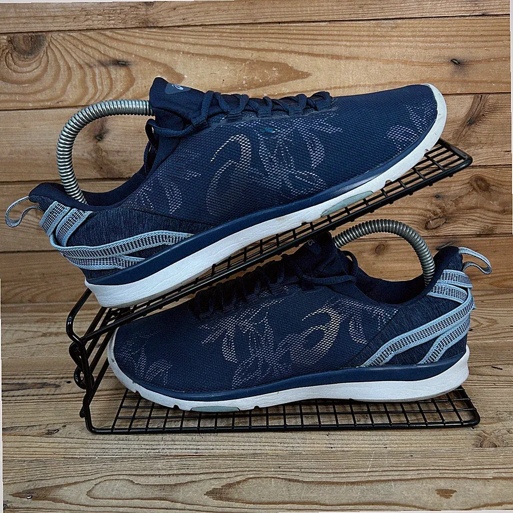 Asics Turnschuhe Damen Größe UK 6 Gel Fit Sana 3 blau marineblau minimal Walk Fitnessschuhe