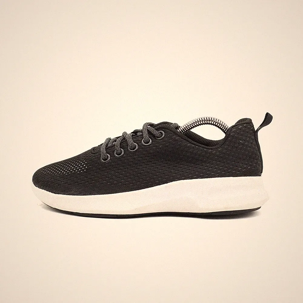 Athletic Works Damen Memory Foam Schuh Schwarz Mesh Low Top Sohle Sneaker EU 37