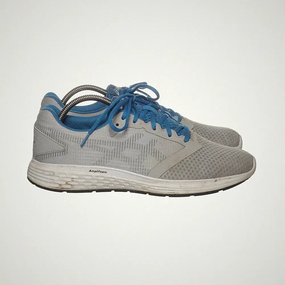 Athletic Works, Laufschuhe, Größe: 43 1/2, Weiß/Blau/Grau, Damen #RoG