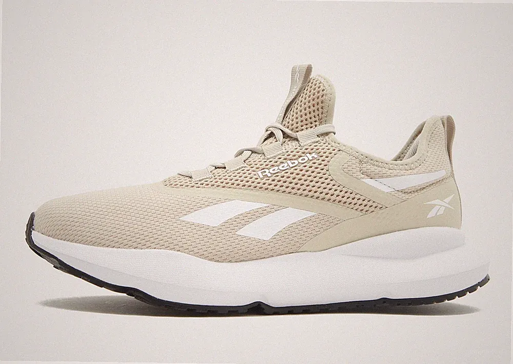 Authentische Reebok Cityride Laufschuhe® (Damen UK 4, 5 & 6) beige/weiß