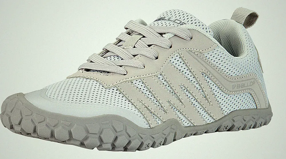 BALLOP Barfußschuhe Pellet Grey Unisex Erwachsene Laufschuhe