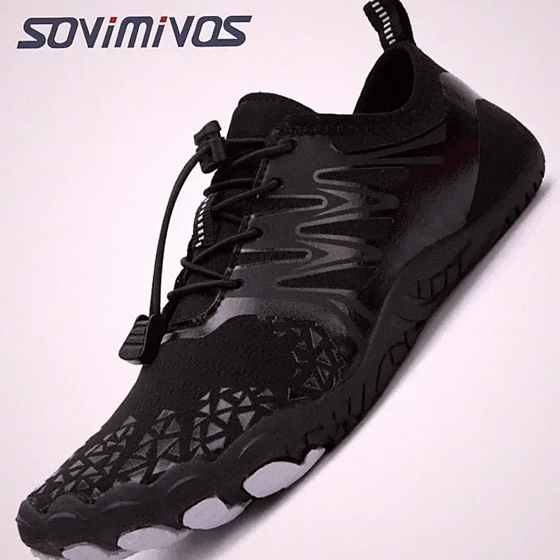 Barfuß Minimalistische Wasserschuhe Herren Damen Trailrunning Wandern Weite Zehenschuhe